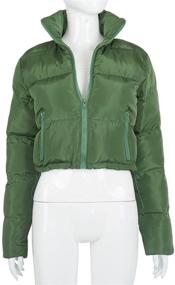 img 2 attached to Winter Jackets Puffer Lightweight Quilted Women's Clothing for Coats, Jackets & Vests