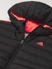 img 1 attached to Оставайтесь стильно уютными с курткой Adidas Girls Hooded Puffer в коллекции одежды для девочек.