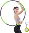 weighted hula hoop measuring green logo