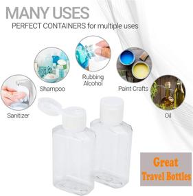 img 2 attached to 🧴 Refillable Plastic Portable Sanitizer Containers