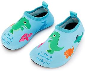 img 4 attached to Приключения на свежем воздухе с детскими босоножками Bigib Toddler Non Slip Barefoot Octopus для мальчиков