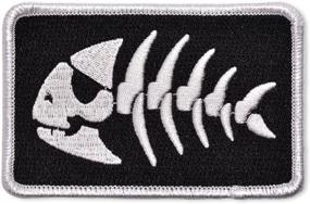 img 1 attached to ⛵ Exclusive FSM Jolly Pirate Fish Embroidered Patch - 3.5" Wide, High-Quality Design