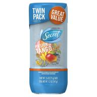 💃 secret women's antiperspirant & deodorant: original clear gel - pasión de tango scent - 2.6 oz (pack of 2) logo