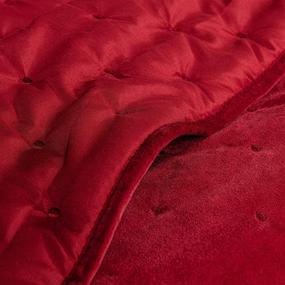 img 1 attached to DriftAway 3 Piece Velvet Quilt Set Bedspreads Coverlets Cover Prewashed Queen Red - Premium Comfort and Style for Your Bedroom