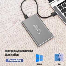 img 2 attached to 💾 ikasus 8TB Portable External Hard Drive HDD USB 3.0 for PC Laptops Desktops Smartphones Easy to Carry USB Mobile Hard Disk - Red