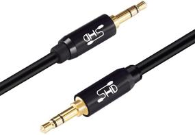 img 3 attached to Premium 3.5mm Audio Cable Aux for Car Stereo – SHD Aux Cord with Gold Plated Connectors, Dual Shielding for Superior Sound Quality – 3 Feet Length