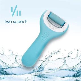 img 1 attached to 👣 Amopé Wet & Dry Rechargeable Foot File, Regular Coarse - Pedi Perfect