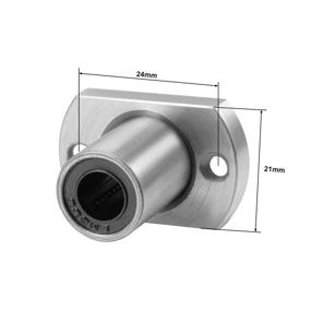 img 2 attached to High-Performance Uxcell LMH8UU Flange Linear Bearings: Reliable and Durable Choice for Precision Motion Control