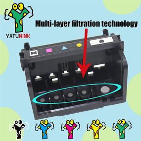 img 2 attached to YATUNINK Remanufactured Printhead Replacement HP 564 Printhead 564XL Printhead 5-Slot CB326-30002 CN642A 1 Pack