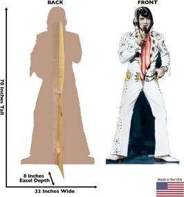 img 3 attached to Elvis Presley Life-Sized Cardboard Cutout Standup - Advanced Graphics