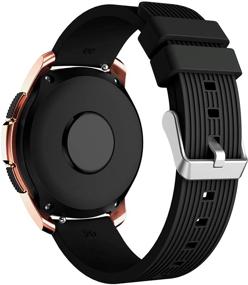 img 3 attached to 📱 ZSZCXD 42mm Silicone Replacement Strap for Samsung Galaxy Watch - Compatible with SM-R810/SM-R815
