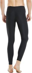 img 1 attached to 🩳 Protective UPF 50+ Men's Surfing Water Leggings: Ubestyle Active Swim Tights for Sun Protection