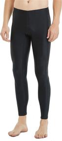 img 3 attached to 🩳 Protective UPF 50+ Men's Surfing Water Leggings: Ubestyle Active Swim Tights for Sun Protection