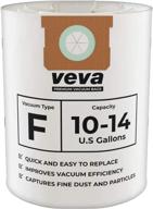 veva 15 pack premium vacuum filter bags type f 💼 for shop vac 10-14 gallon vacuum, part # sv shopvac shop-vac 90662 logo