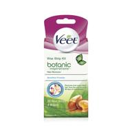 🌸 veet hair remover wax kit: easy body, bikini, and face hair removal, 20 ct logo