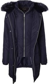 img 2 attached to Womens Quilted Alternative Vestee Puffer Women's Clothing