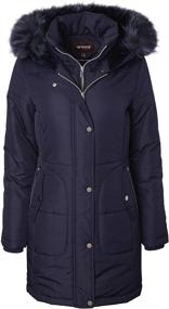 img 3 attached to Womens Quilted Alternative Vestee Puffer Women's Clothing