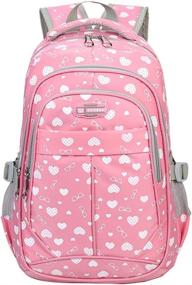 img 4 attached to School Backpack Bookbag Outdoor Daypack Backpacks for Kids' Backpacks