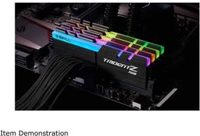 img 1 attached to 💡 G.Skill Trident Z RGB Series 128GB Quad Channel DDR4 3600 CL18 Desktop Memory: F4-3600C18Q-128GTZR