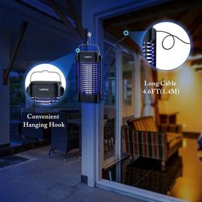 img 2 attached to LUFFYLIVE Electric Bug Zapper for Indoor 🦟 & Outdoor - Effective Mosquito Control and Pest Elimination