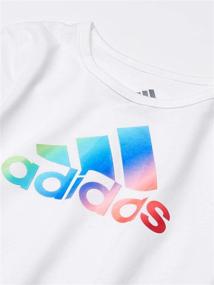 img 2 attached to 👚 Adidas Футболка с коротким рукавом для девочек для детской одежды