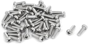 img 2 attached to Uxcell M3X10Mm Нержавеющая сталь Phillips Fasteners