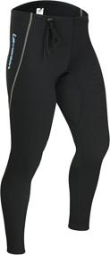 img 4 attached to 🩳 Lemorecn 1.5mm Neoprene Swimming Canoeing Wetsuit Pants