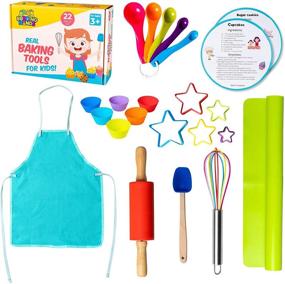 img 4 attached to Complete Kids Cooking Baking Set