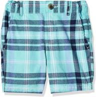 🩳 checkered chino shorts for baby boys at the children's place logo