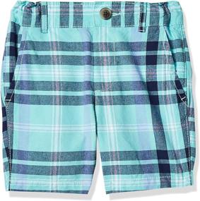 img 4 attached to 🩳 Checkered Chino Shorts for Baby Boys at The Children's Place