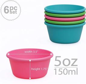 img 3 attached to 🧁 Bakerpan Silicone Mini Cake Pan: Set of 6 Large Muffin Cups, 3 1/2 Inch Baking Cups for Perfect Treats