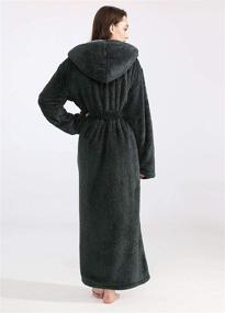 img 2 attached to ZAKASA Robes Fleece Female Bathrobe Women's Clothing