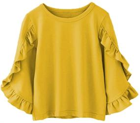 img 4 attached to 👸 Girls' Clothing: Colorful Childhood Little Princess Blouses