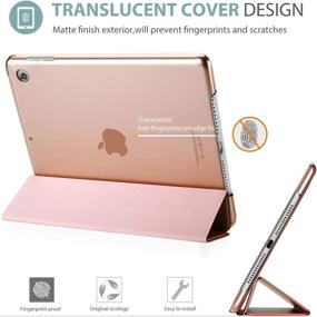 img 1 attached to 📱 ProCase iPad Mini 5 Case - Slim Stand Protective Cover for 2019 Apple iPad Mini 5 7.9 Inch, Rosegold