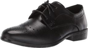 img 1 attached to 👞 Kids' Little Black Boys' Shoes by Deer Stags
