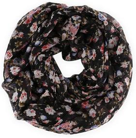 img 3 attached to 🧣 Stylish Lightweight Infinity Scarf for Women - Must-Have Women's Accessory