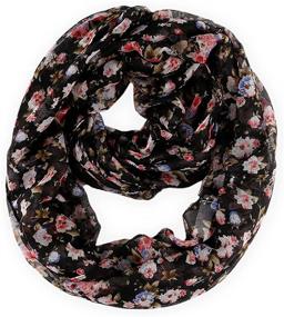 img 4 attached to 🧣 Stylish Lightweight Infinity Scarf for Women - Must-Have Women's Accessory