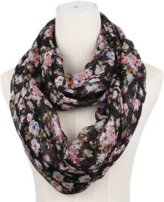 img 1 attached to 🧣 Stylish Lightweight Infinity Scarf for Women - Must-Have Women's Accessory