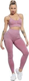 img 2 attached to Enhance Your Look and Sculpt Your Curves with CHRLEISURE Butt Lifting Workout Leggings: Perfect Gym Wear for Women