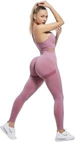 img 1 attached to Enhance Your Look and Sculpt Your Curves with CHRLEISURE Butt Lifting Workout Leggings: Perfect Gym Wear for Women