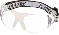 leader champion multi sport goggles: clear non-rx eyeguard for adults - the perfect eye protection! логотип