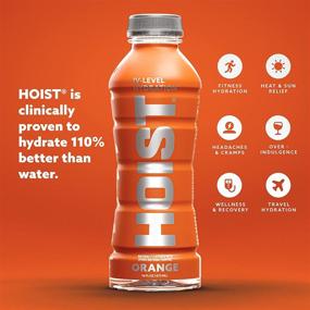 img 3 attached to Hoist Premium Hydration: IV-Level Isotonic Electrolyte Drink in Orange - 16 Fl Oz (Pack of 12)