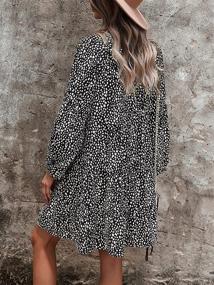 img 2 attached to TEMOFON Womens Leopard Printed Dresses Women's Clothing and Dresses