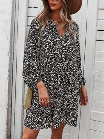 img 1 attached to TEMOFON Womens Leopard Printed Dresses Women's Clothing and Dresses