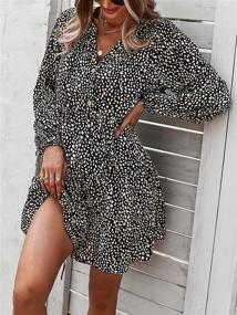 img 3 attached to TEMOFON Womens Leopard Printed Dresses Women's Clothing and Dresses