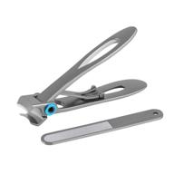 💪 cuglb heavy duty stainless steel toenail clippers with wide jaw opening for thick toenails and fingernails logo