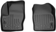 🔥 high-quality black custom fit floor mats for ford escape/c-max & lincoln mkc (2013-2019) logo