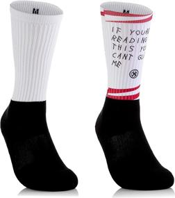 img 3 attached to Sublimation Print Ready Silky Socks - 12 Pack of Blank Athletic Socks