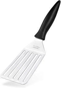 img 4 attached to 🍳 BOLEXINO Stainless Steel Slotted Spatula Turner - Versatile Kitchen Tool for Flipping and Turning Fish, Eggs, Meat, Dumplings - Ideal for Frying, Grilling, and More - Dishwasher Safe