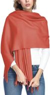 🧣 scarves & wraps: women's extra large thick cashmere shawl - must-have accessory logo